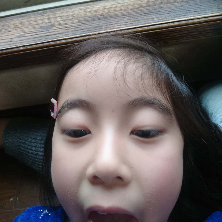 メルちゃんのものまねをしたよ