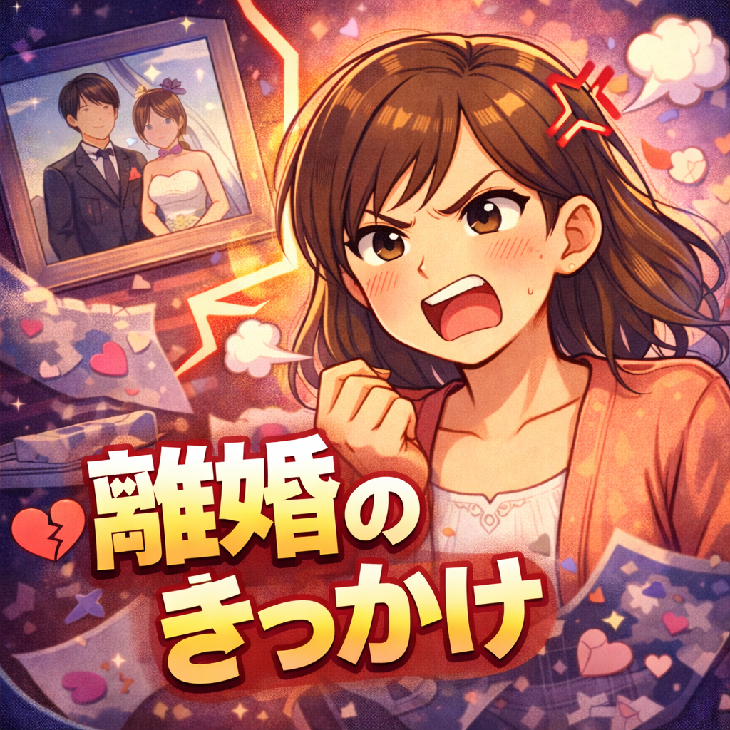 離婚のきっかけはこれなのかな！？