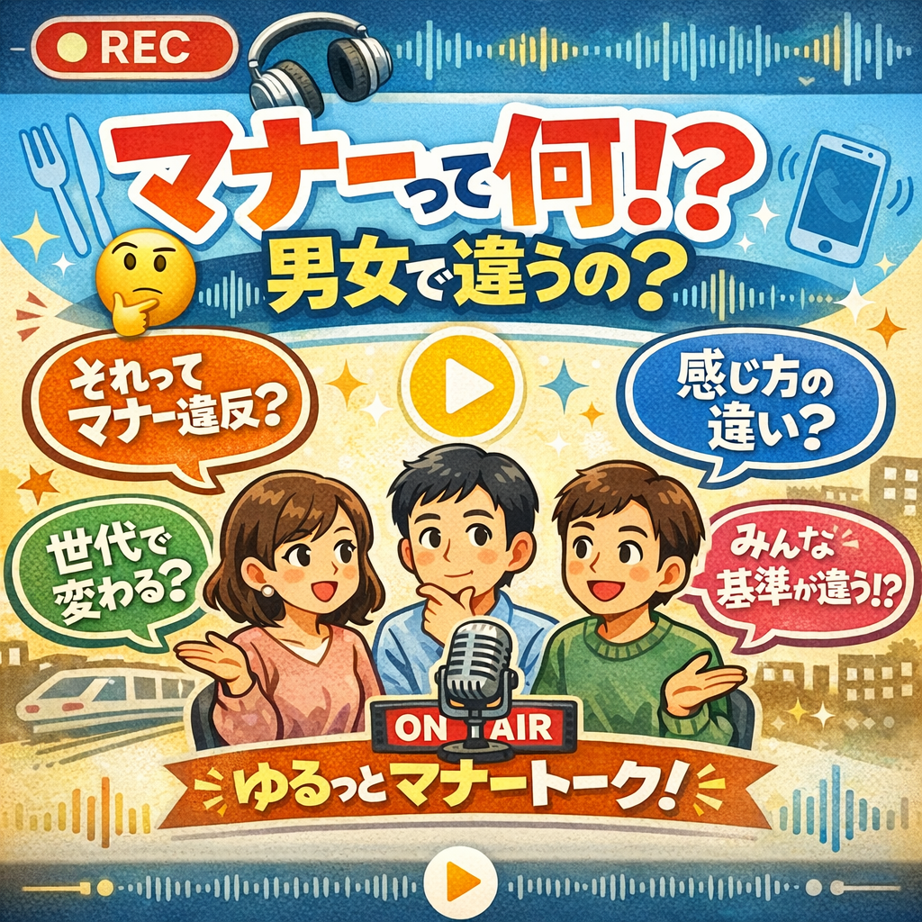 マナーって結局なんなの？実は男女で違う？？？