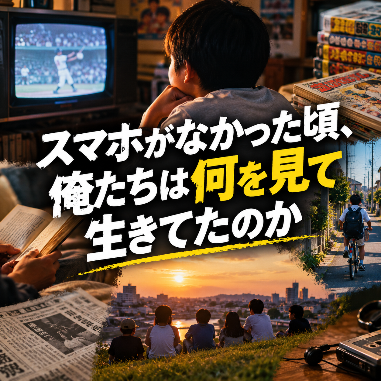 スマホがなかった頃、俺たちは何を見て生きてたのか