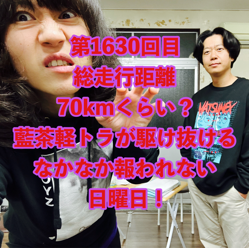 第1630回目 総走行距離70kmくらい？藍茶軽トラが駆け抜けるなかなか報われない日曜日！