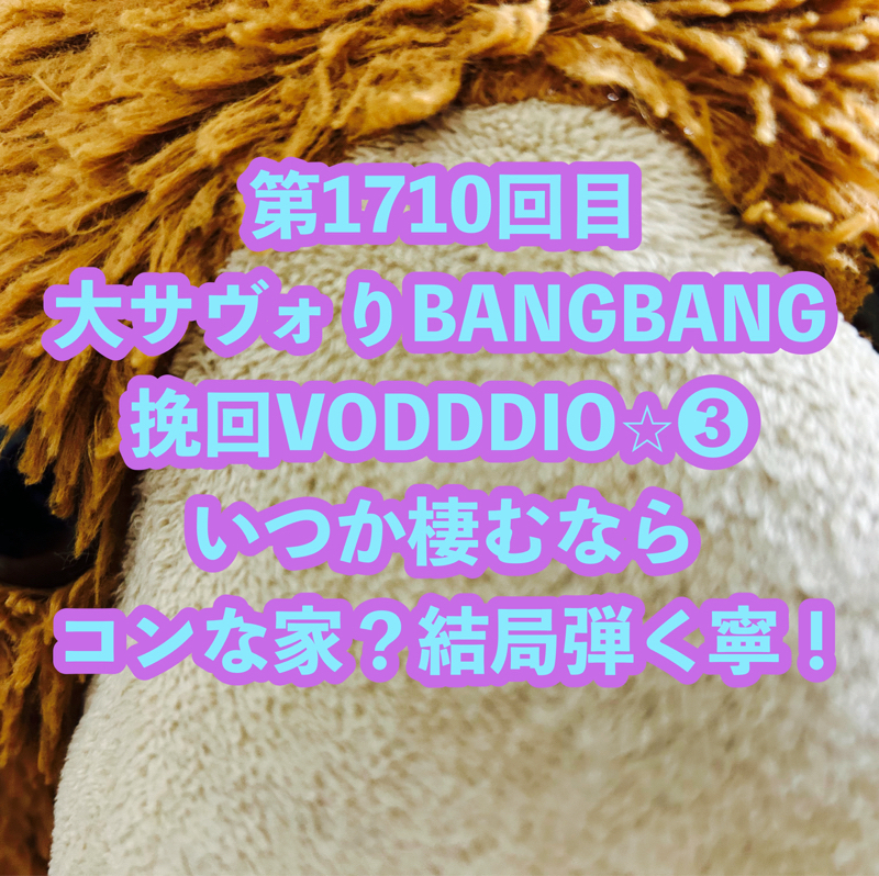 第1710回目 大サヴォりBANGBANG挽回VODDDIO⭐︎❸いつか棲むならコンな家？結局弾く寧！