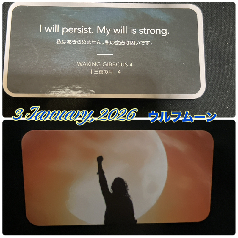 本日のウルフムーン　MOONmagic