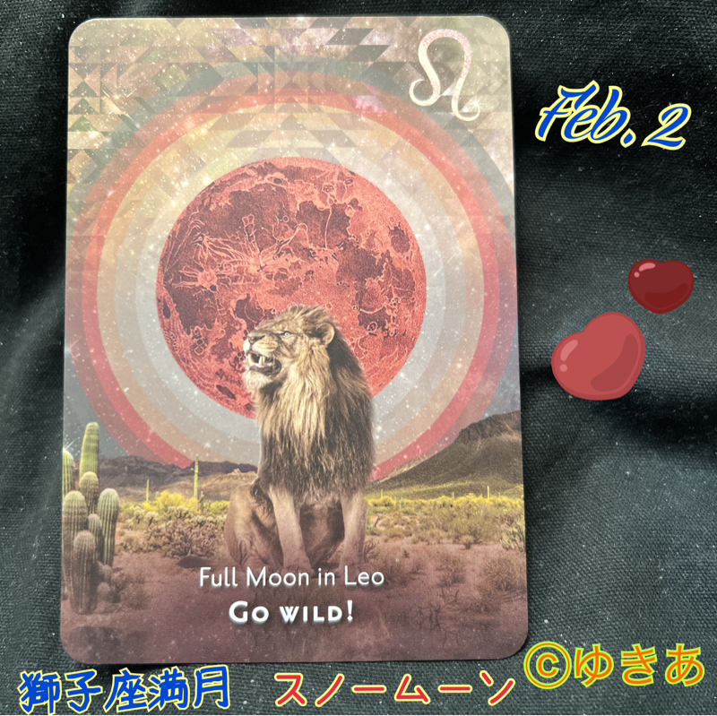本日　獅子座満月　スノームーン　②