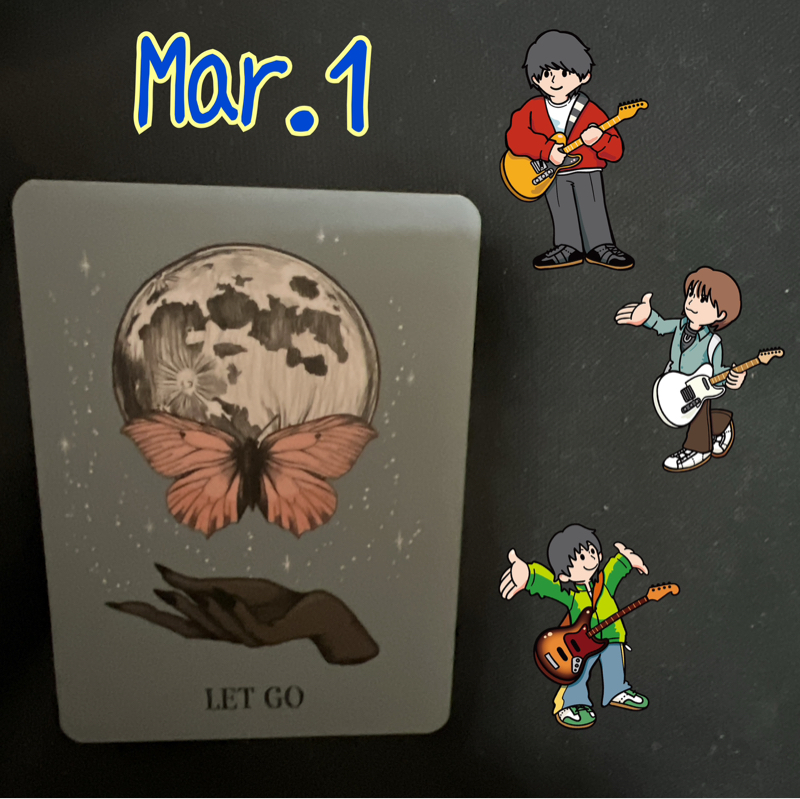 今月のカード　LET GO