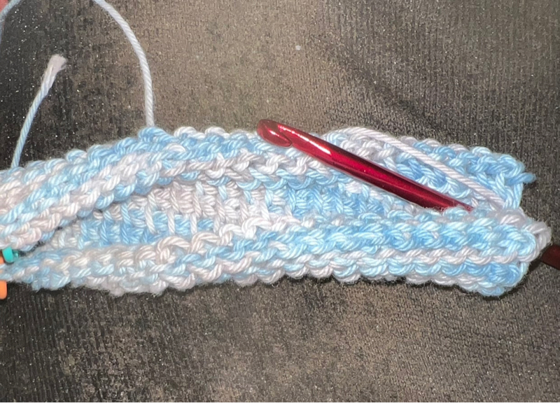 ハンドメイド　アフガン編みしながらの模索中