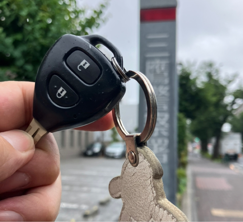 【 #桃颯聞の日2508 】落とした車のキーが無事手元に戻った幸せのハナシ