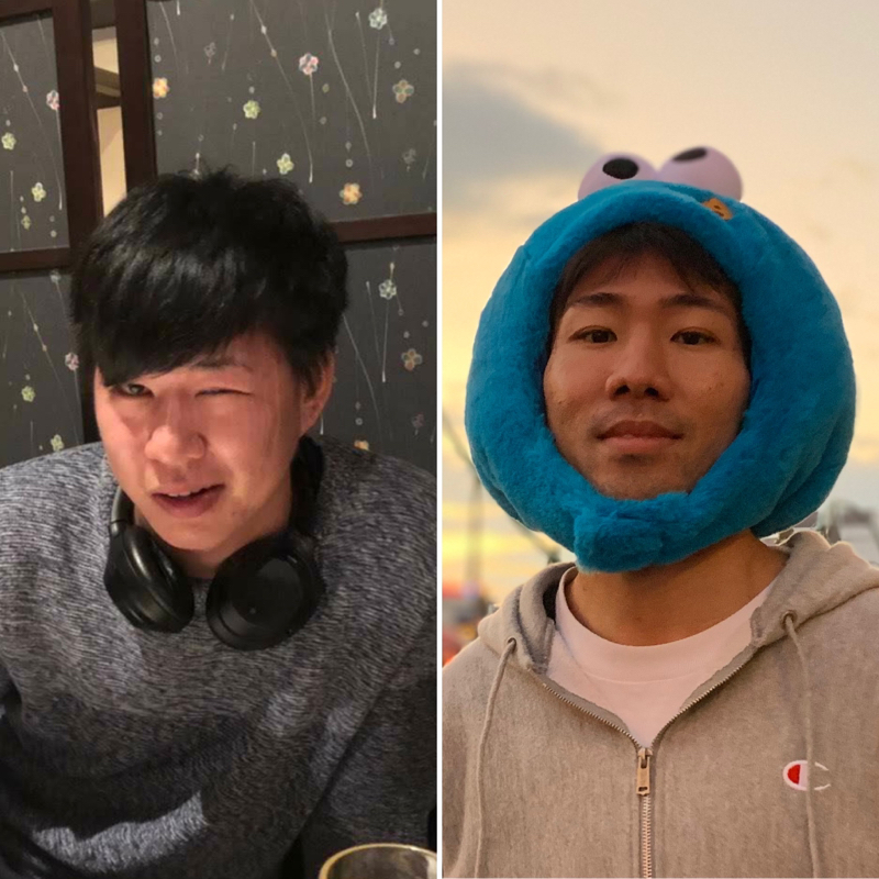 変なおっさんたち。けんトシ