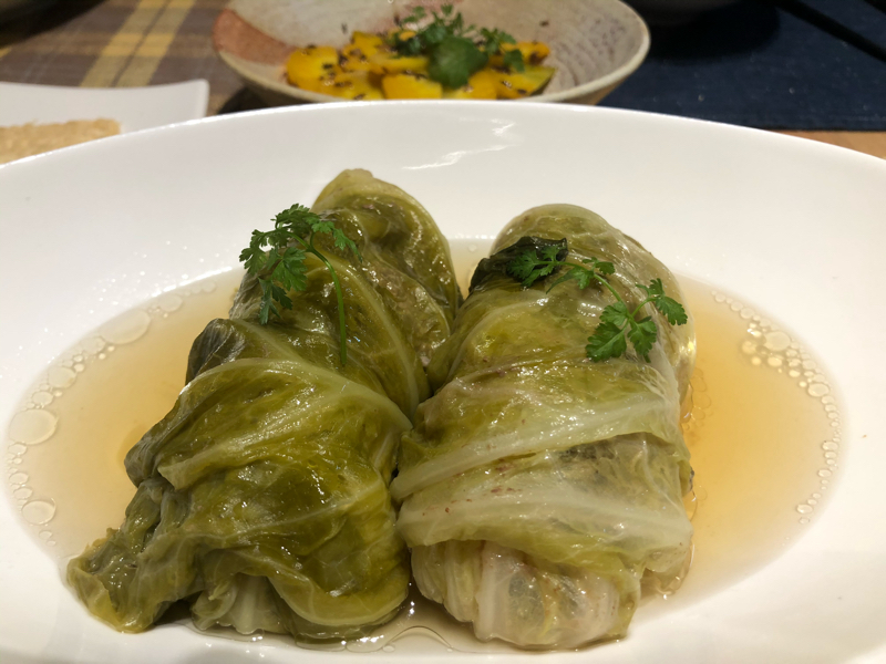 花より、団子(父飯)。