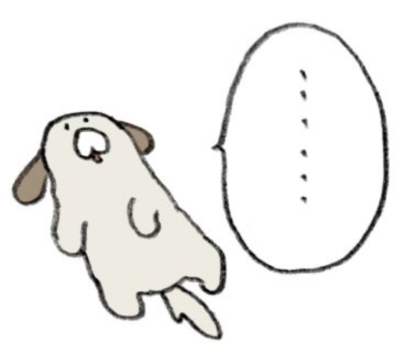 元気を出そうとする夢犬