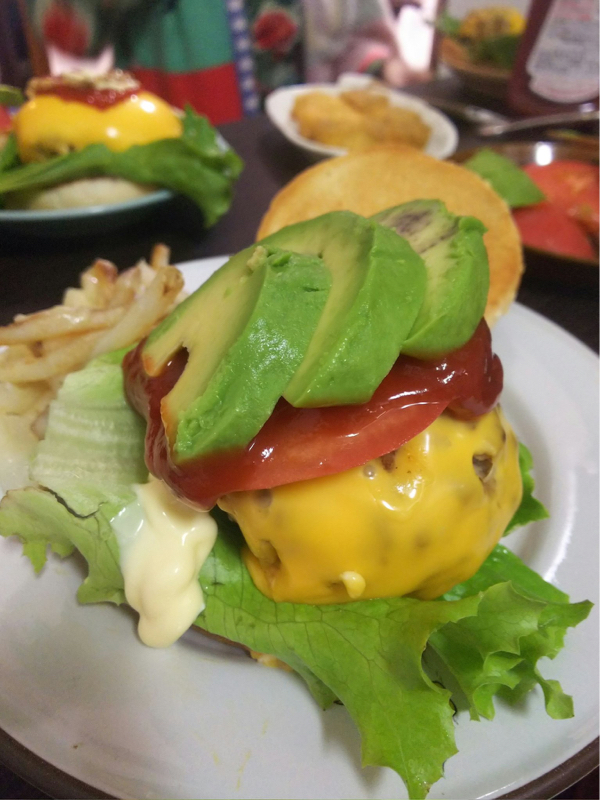 #19 三連休の1、ハンバーガーパーティー