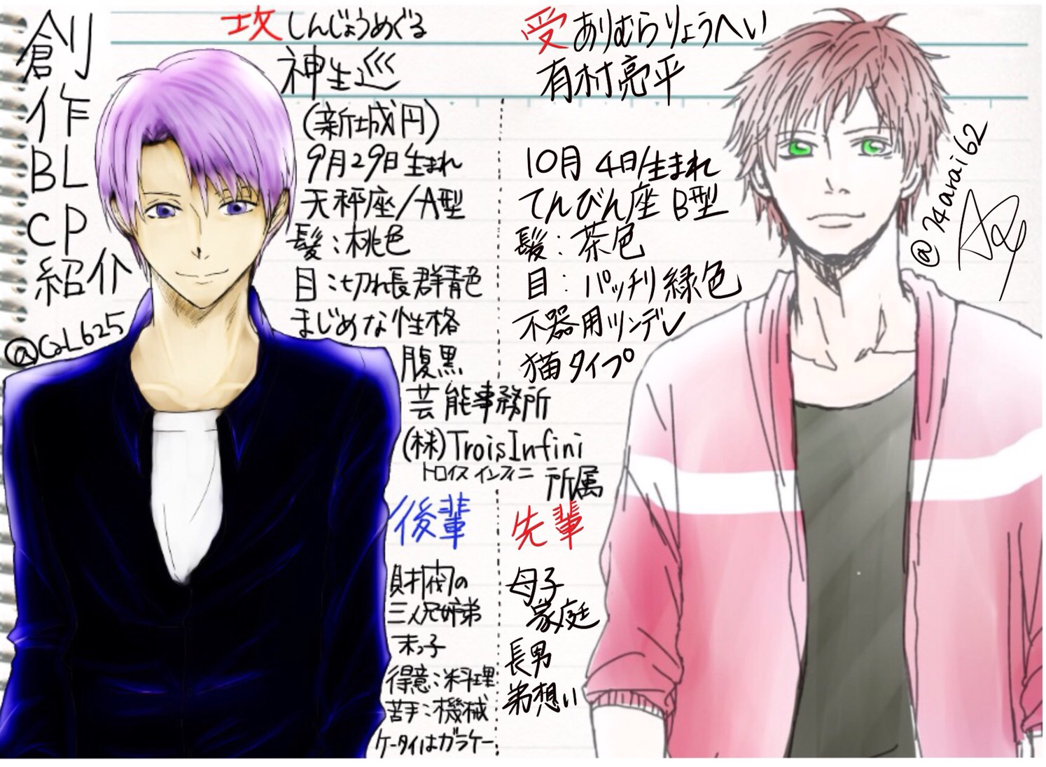 自カプを語る~巡亮~①