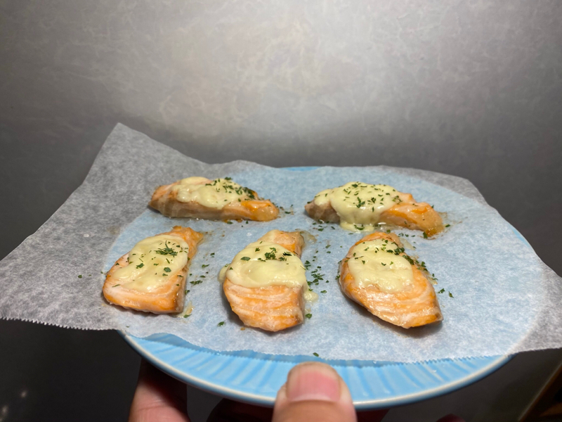 給食卵アレルギー代替レシピ さけのソイネーズ焼きからサーモンのチーズ焼きへ #143 from Radiotalk episode artwork