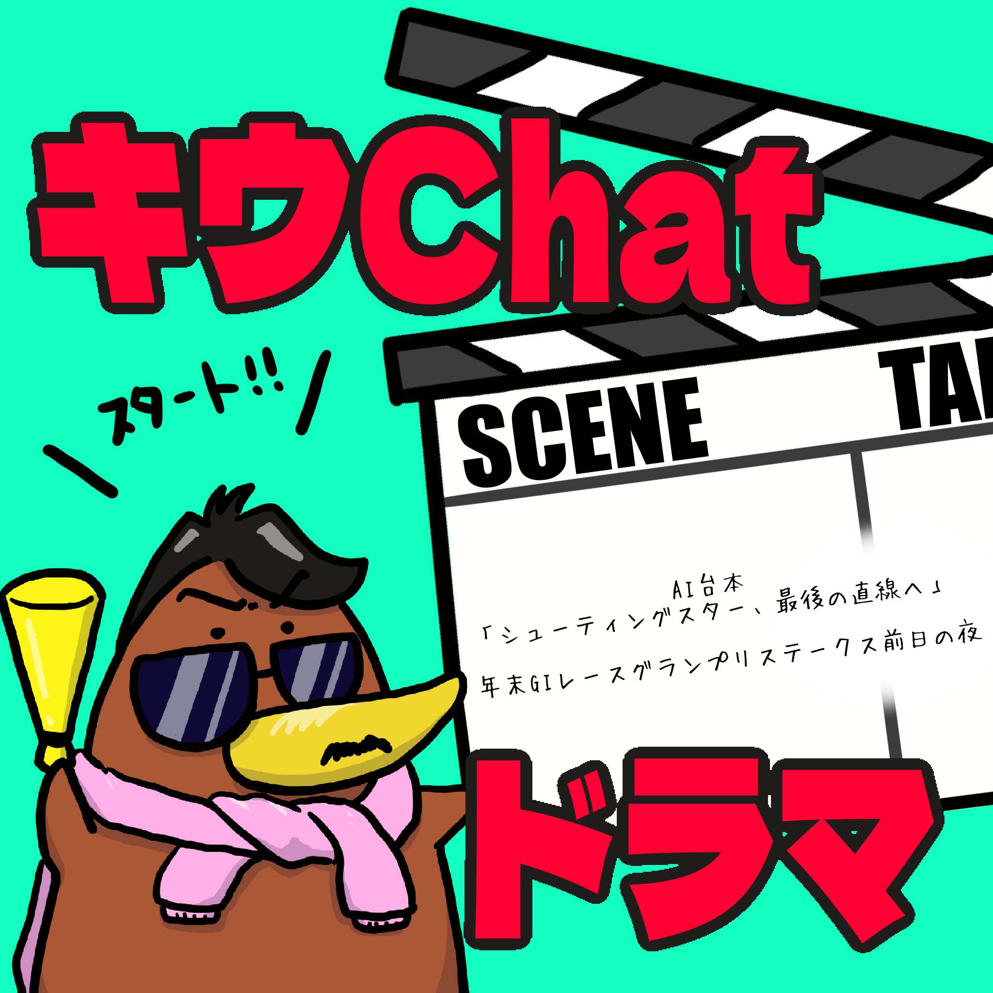 「シューティングスター、最後の直線へ」 ー年末GIレース「グランプリステークス」前日の夜　キウChatドラマ