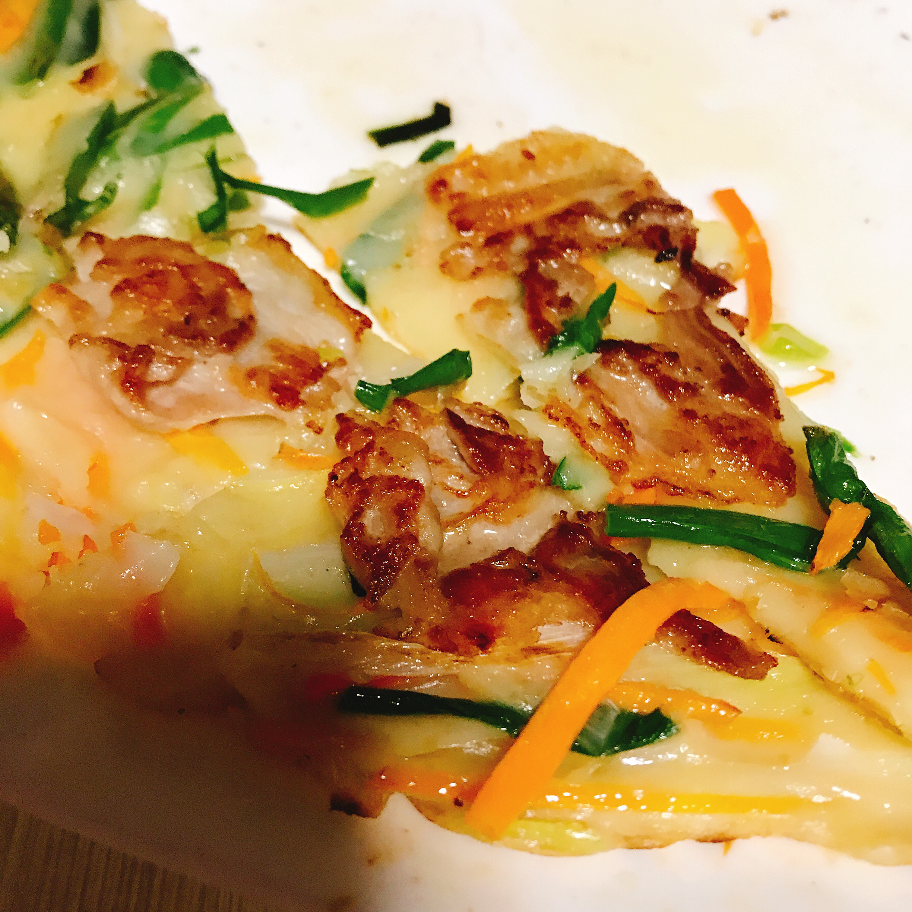 チヂミ焼いてるだけ