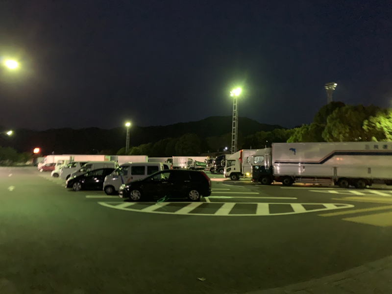 #134【お出かけ】車中泊1日目はたぬきさんに起こされたよね。