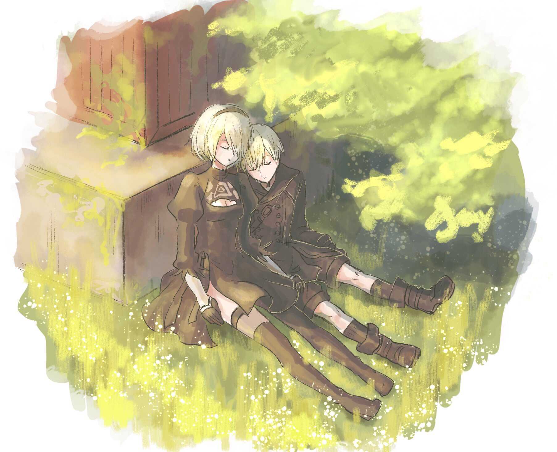 ニーアオートマタをプレイしながらダラダラ話す