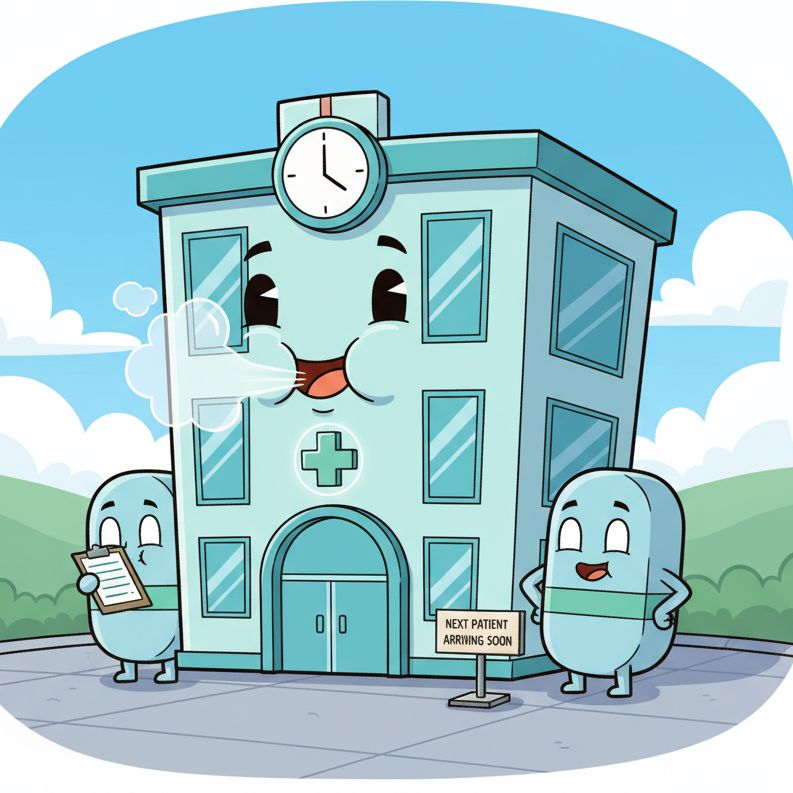 病院の呼吸  次の方  どうぞ