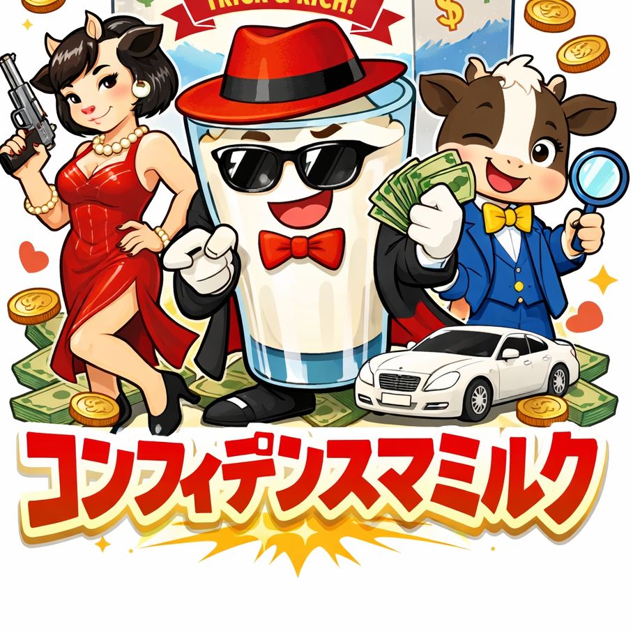 コンフィデンスマンミルクJP　
名前作家︎☀️ Lv.3.14  🥧