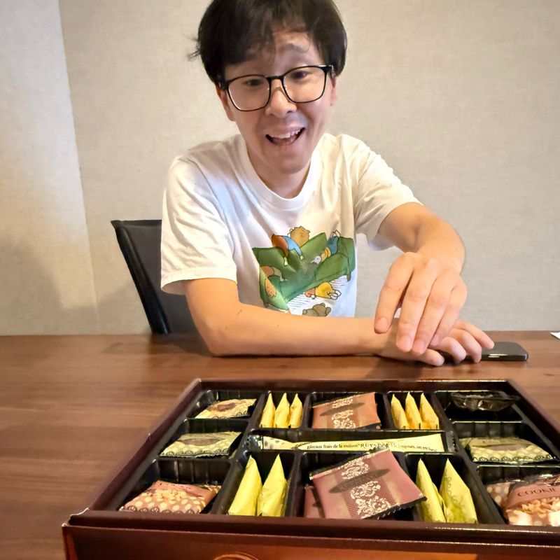 まだ抜いてません！