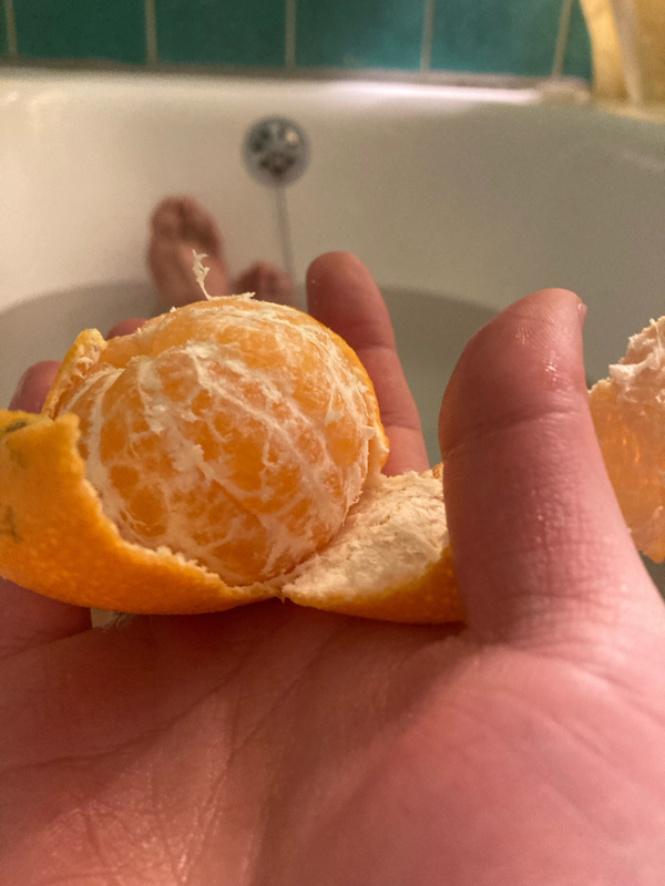 3️⃣7️⃣2️⃣試合後みかん風呂をしてみた結果🍊🛀2021/12/13 Montag 月曜日