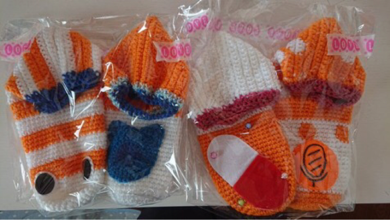 188目 完成披露回①お薬へのルームシューズ