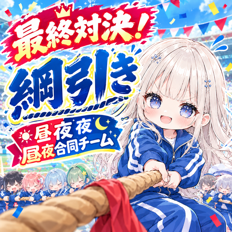 【延長線】昼夜合同綱引き！【ラスト】