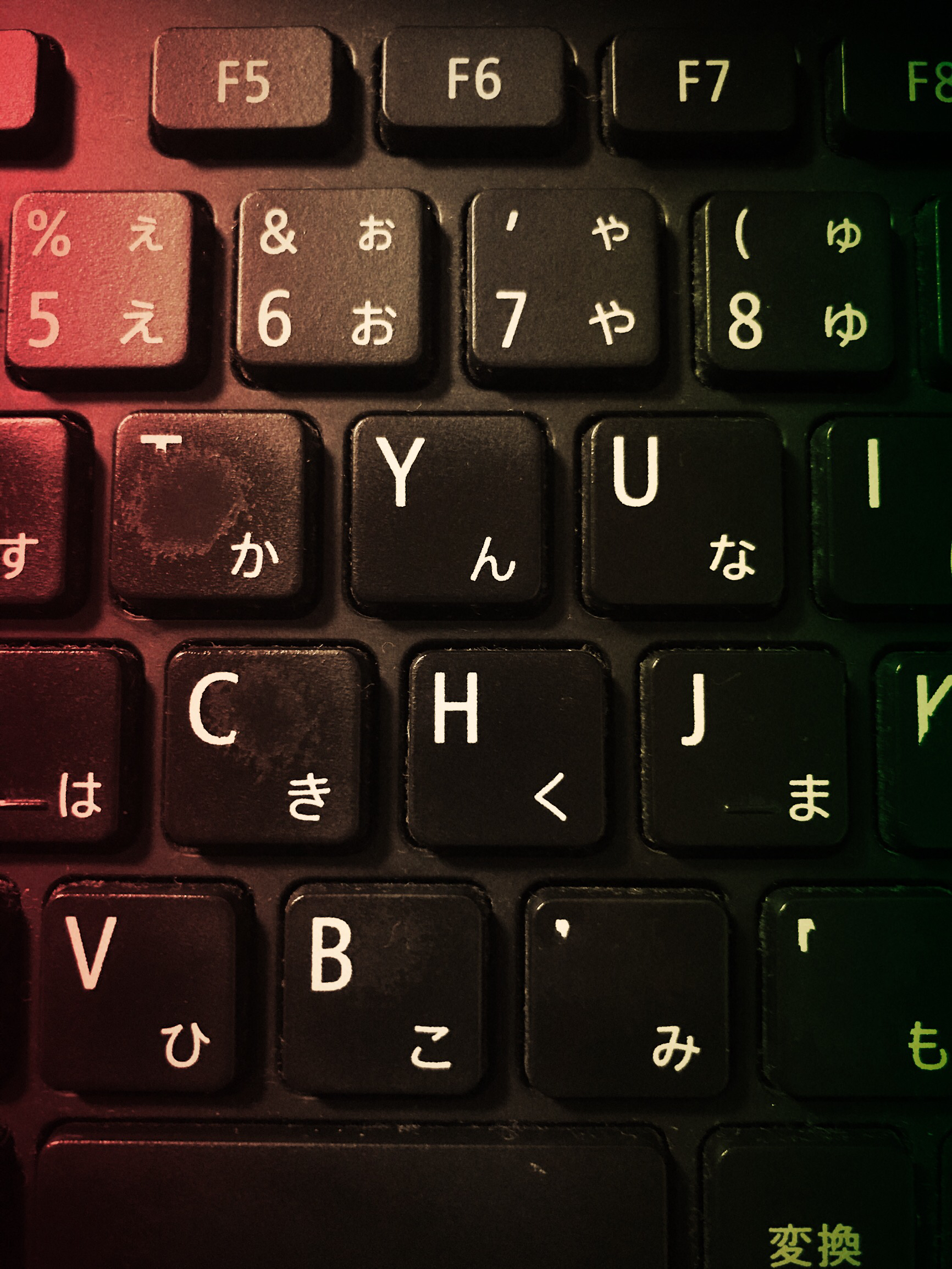 キーボードをバチバチ叩くだけ