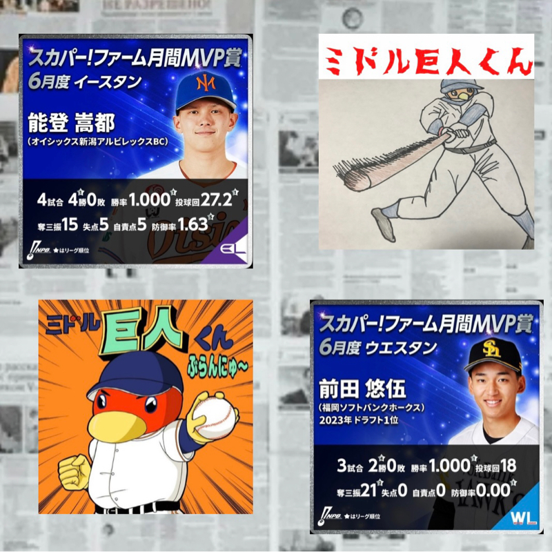 2025.07.19 【スカパー!ファーム月間MVP賞 6月度】