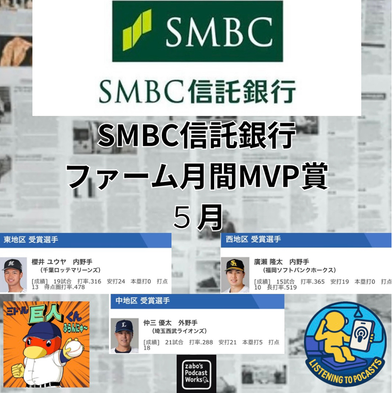 2026.06.13 【SMBC信託銀行 ファーム月間MVP賞 ５月度】