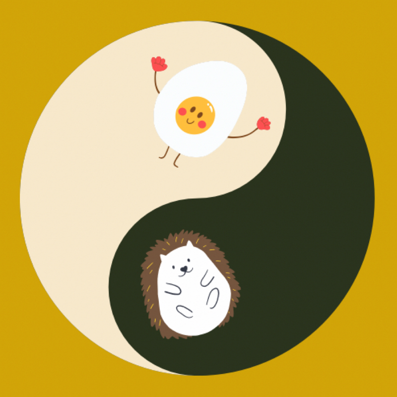 🥚１🦔この春から1年生になった話