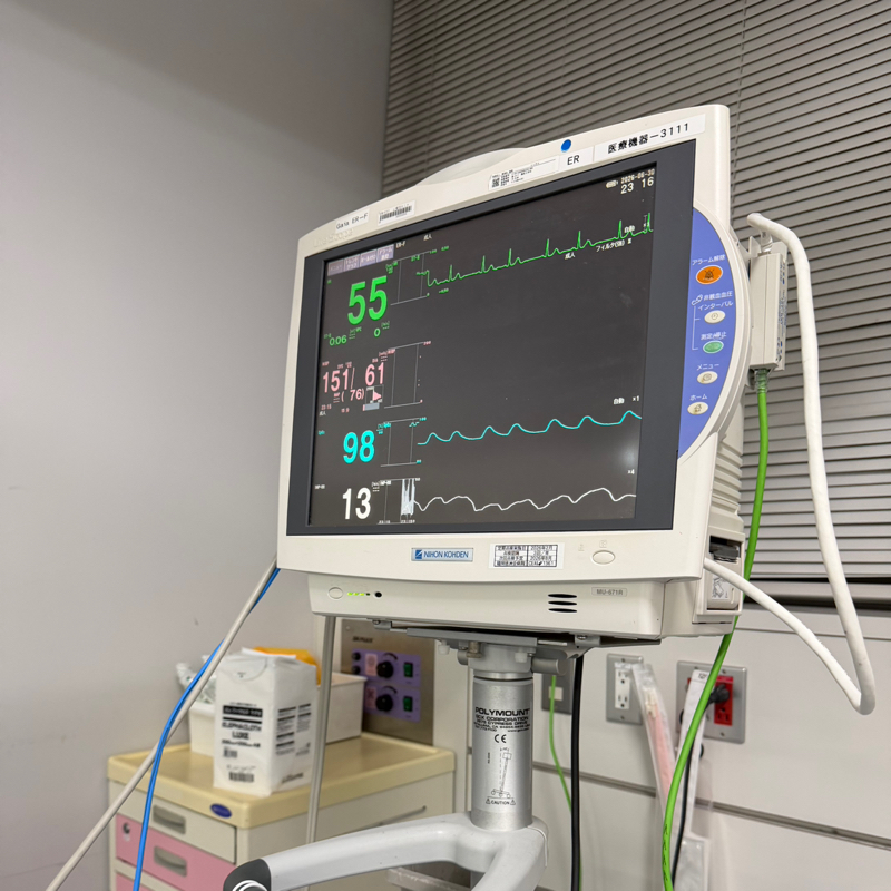 #1802 昨夜三度めの救急搬送🚑
