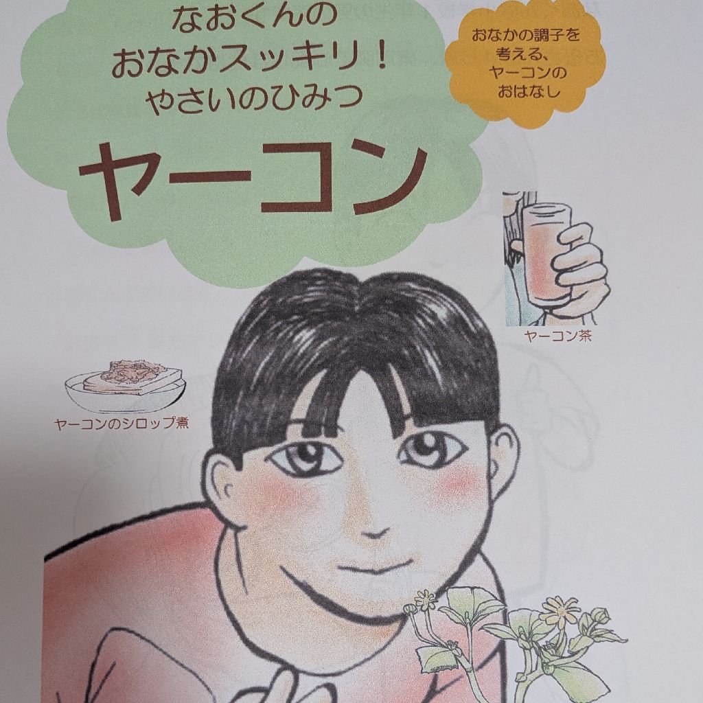 なおくんのおなかスッキリ！やさいのひみつ ヤーコン