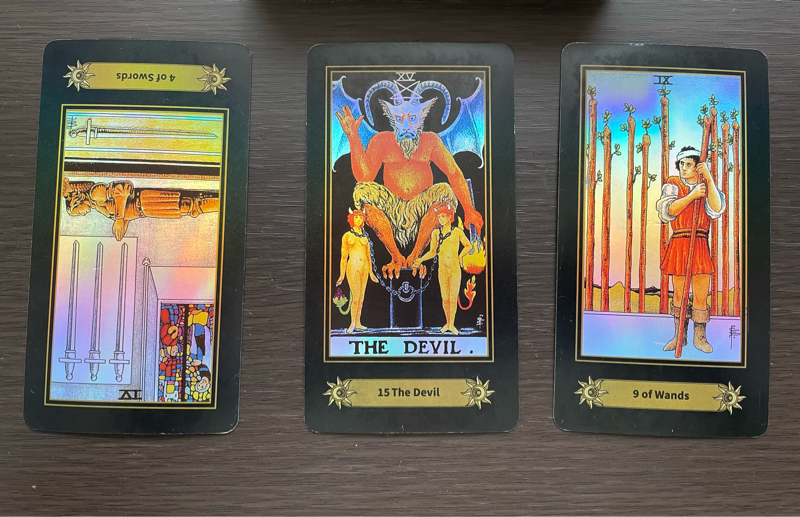 hologram tarot   3Card deck from Radiotalk episode artwork