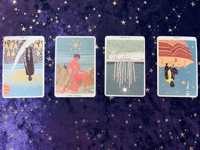 エンタメ運勢   generalreading  4CARDdeck from Radiotalk episode artwork