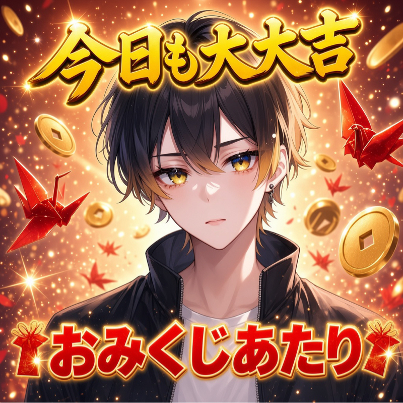おみくじあたりの今日も大大吉