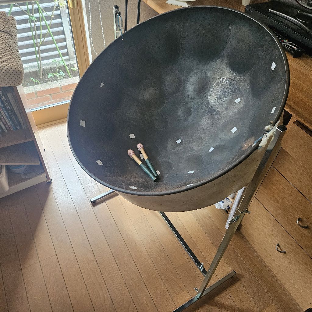 第1444回　スチール・パンの練習を家でも始めました🎵