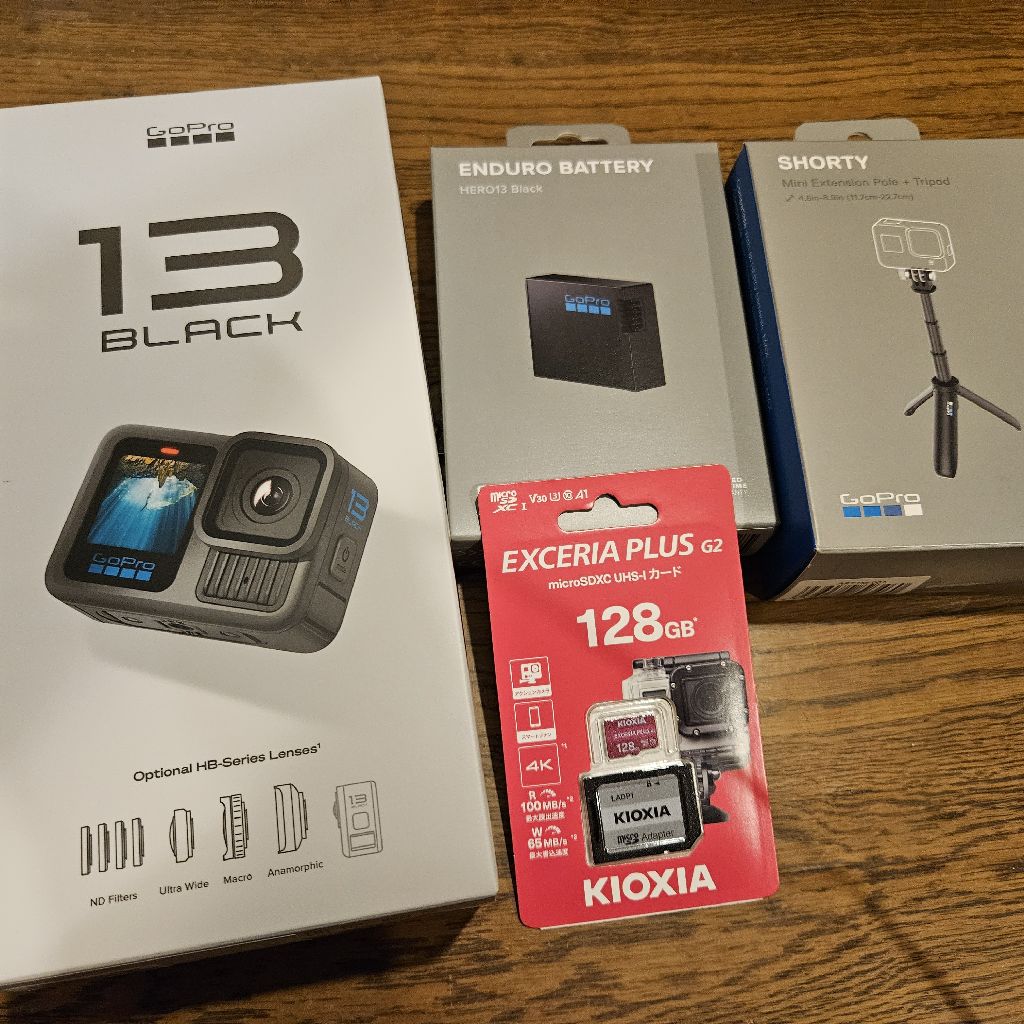 GoPro13BLACK　思いきって買いました