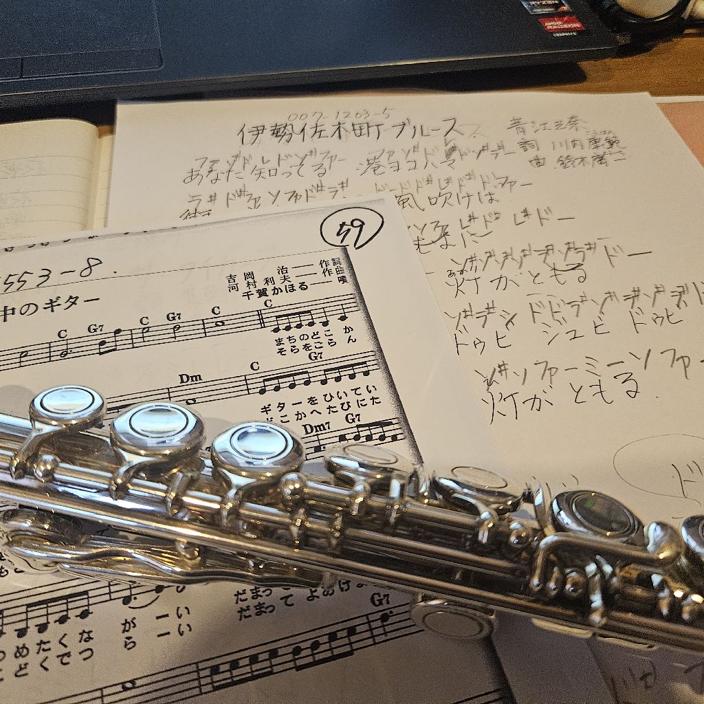 11月にミニデイでフルート吹くことになりました