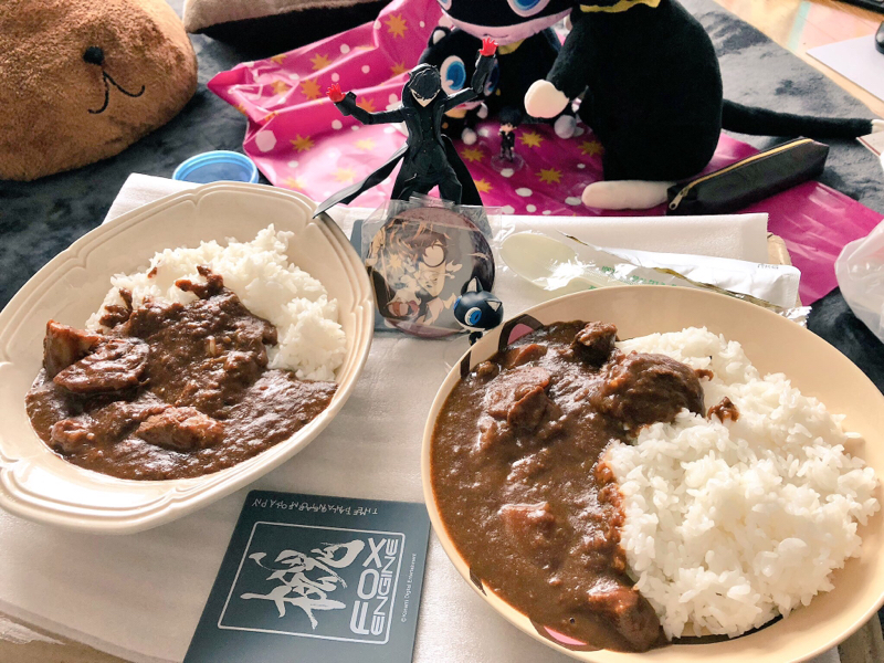 ルブランカレーとれんれんカレー実況
