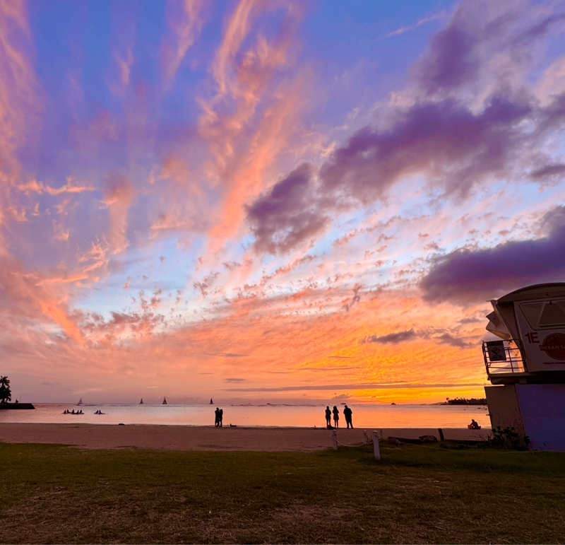 第149回　やっと晴れたと思ったらまた「嵐」が接近中😰こんなに雨が降るハワイも珍しいよね😅☔️😢☔️