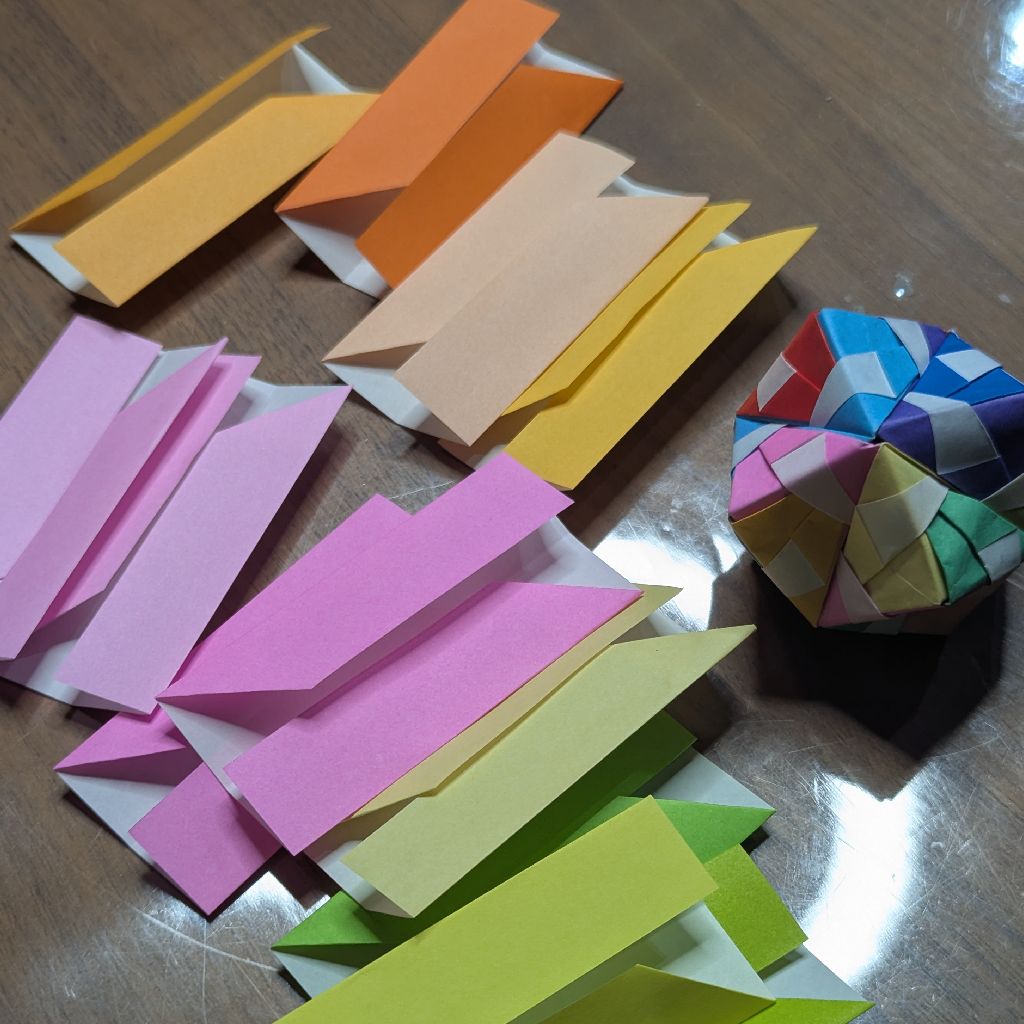 ＃412　折り紙で無心になって集中✨／負傷しなくても断捨離できる自分でありたい😆