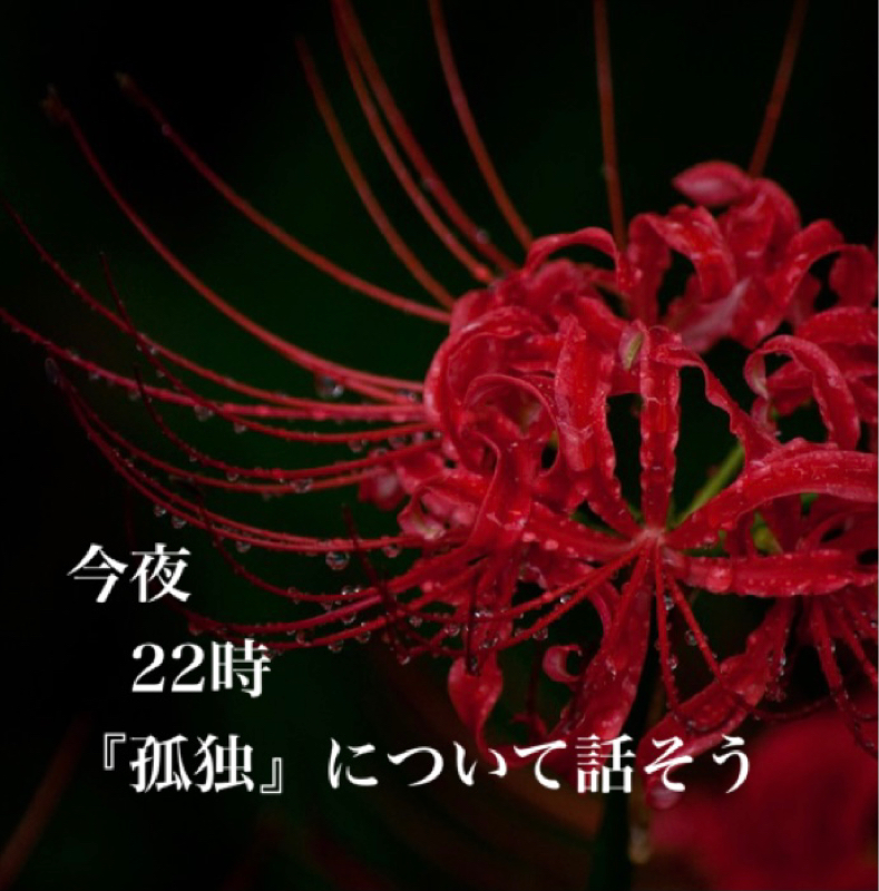 番組告知　本日22時　『孤独』について話そう　について from Radiotalk episode artwork
