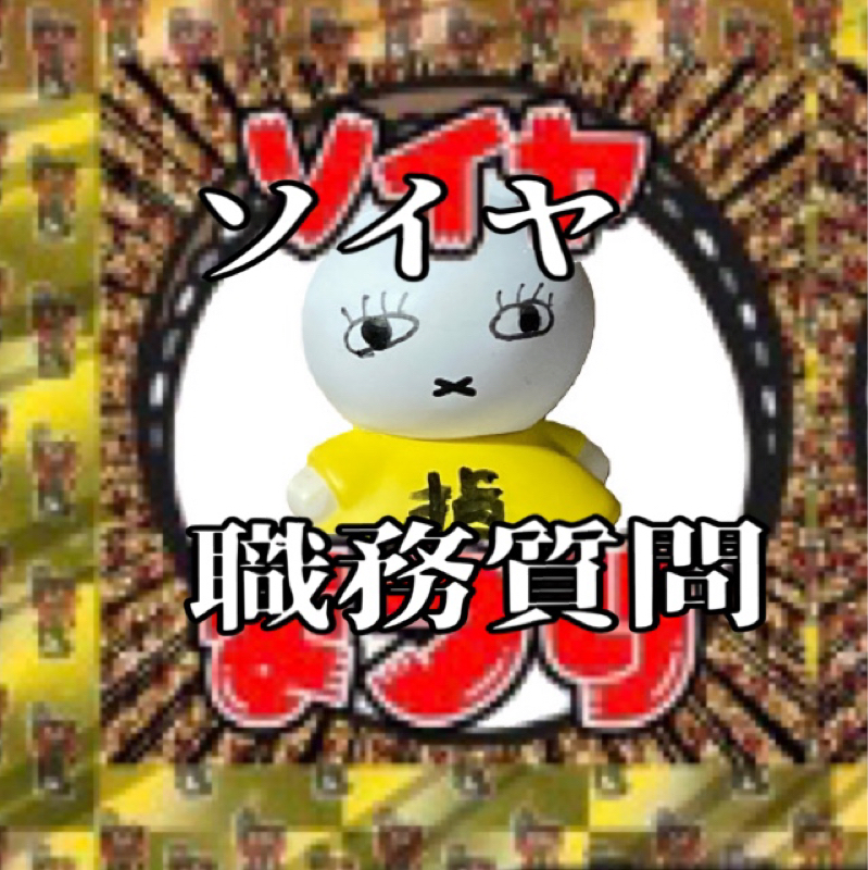 ソイヤ職務質問