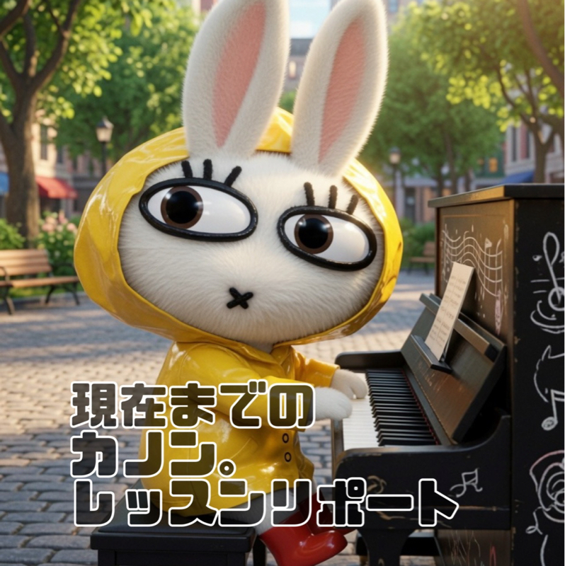 現在までの、カノン🎹レッスンリポート。
