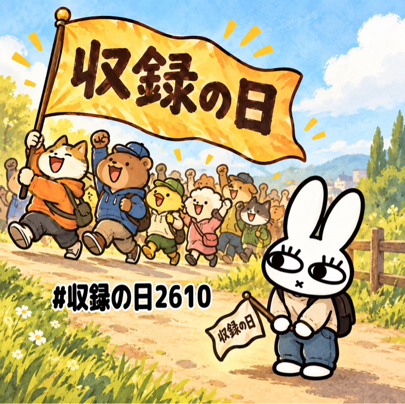 今日は収録の日！  なのに、このザマです。という話。