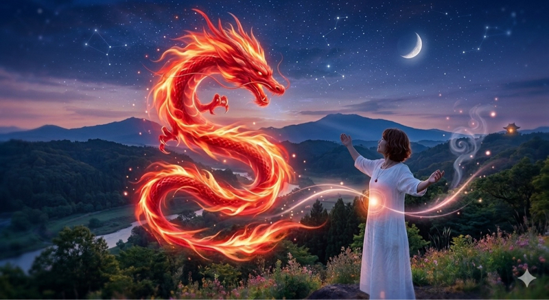 #76 赤龍の夜間飛行〜第3チャクラを癒す安らぎの時間