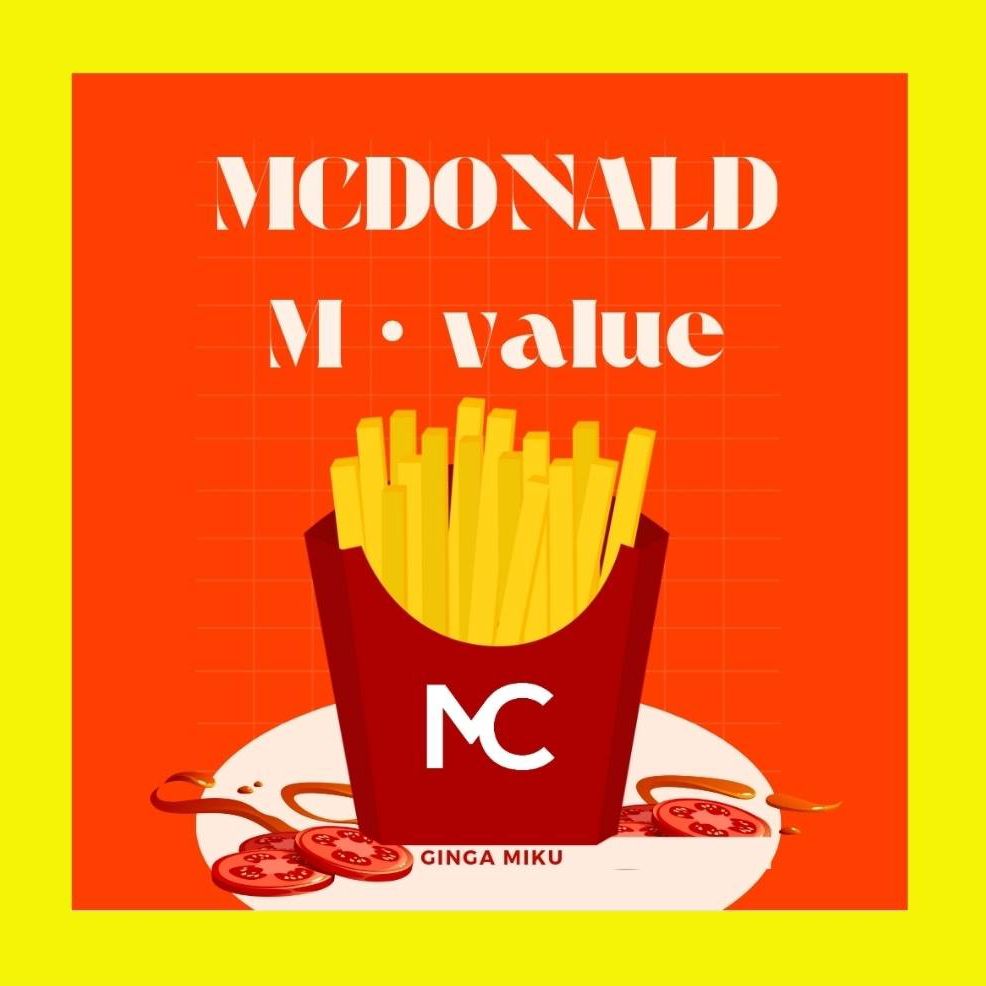 ⑥M・バリュー🍟🍟🍟