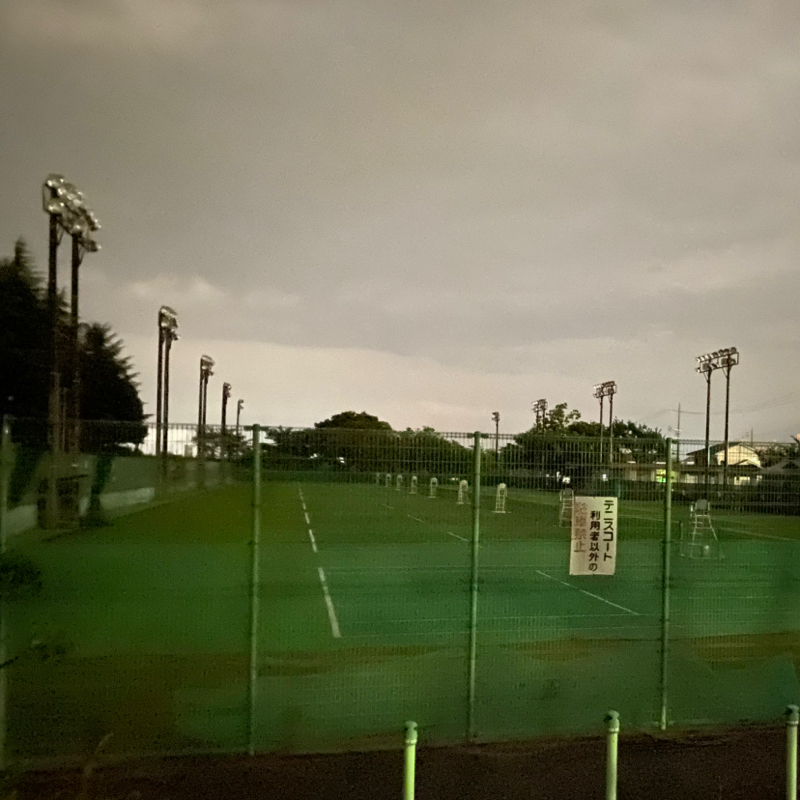 朝ラン23℃。小雨から微雨に変わった朝に祈る高校テニス部OBOG会の開催と新座温泉の解説。#1586