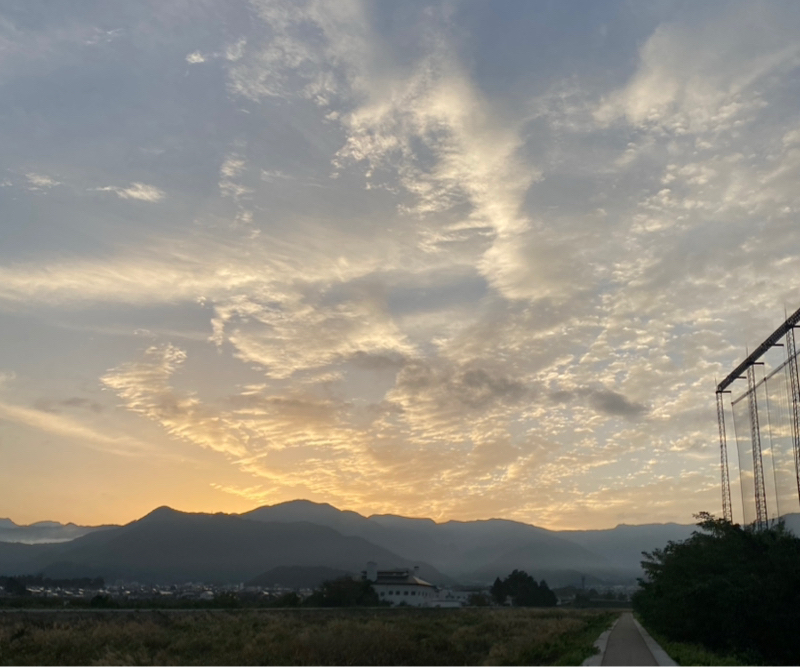 朝ラン13℃。寒い朝と朝ドラ主題歌の息子たちとひばりヶ丘と金曜日の外食チェーンベストテン。#1639